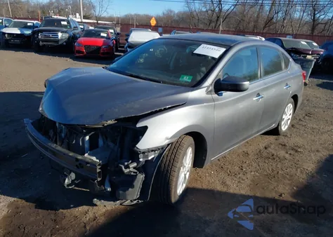 2018 Nissan Sentra Sv from USA, damaged, VIN 3N1AB7AP4JL611935